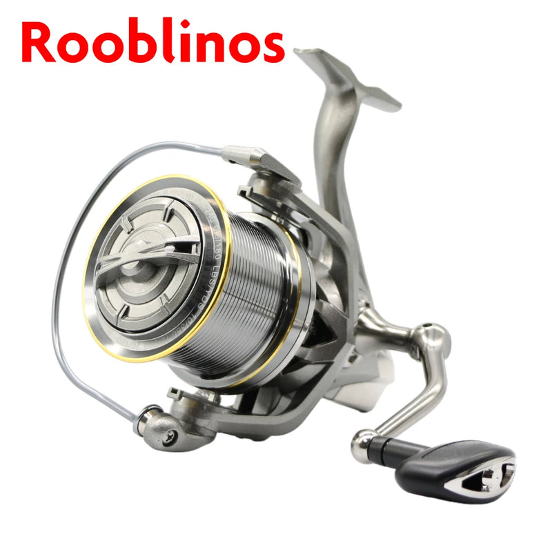 Carretel de pesca giratório com rolamentos de aço inoxidável NGK 8000 9000 10000 12000 14000 25KG, carretel potente para água salgada e água doce