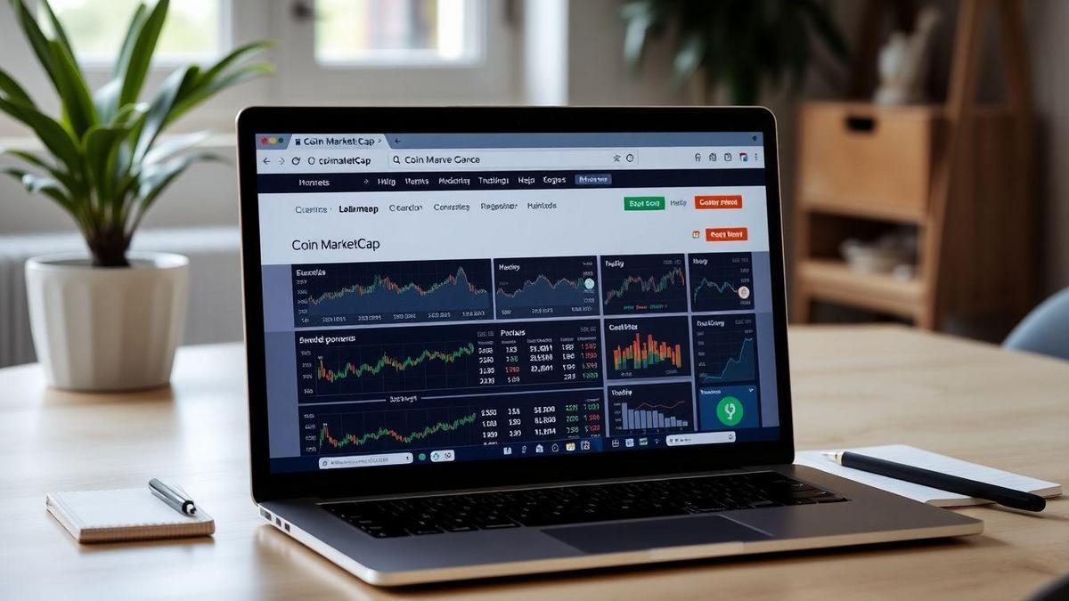 Usando Coin MarketCap para Comparar Criptomoedas