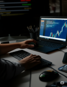 The background image shows a smartphone with a cryptocurrency wallet interface, highlighting the Bitcoin logo, which is glowing.