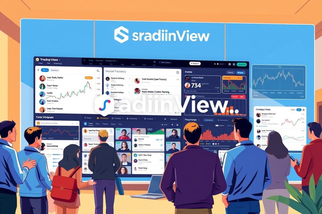 TradingView social features